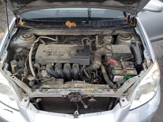 2T1KR30EX8C710858 - 2008 TOYOTA COROLLA MA XR SILVER photo 11