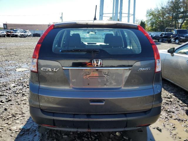 5J6RM4H30CL037466 - 2012 HONDA CR-V LX GRAY photo 6