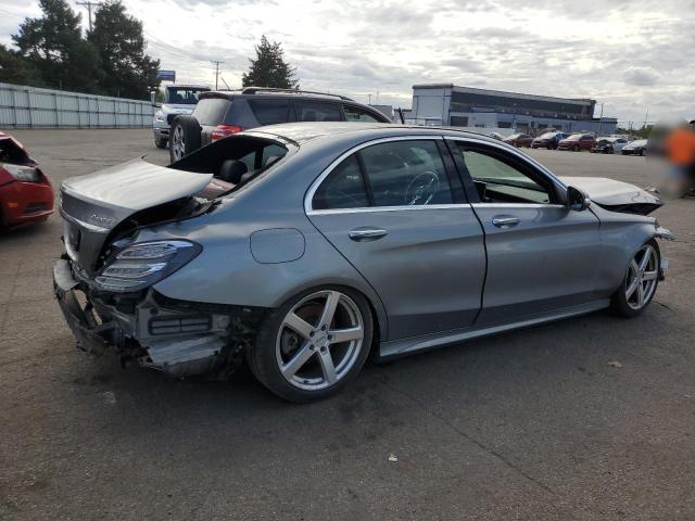 55SWF4KB3FU028415 - 2015 MERCEDES-BENZ C 300 4MATIC SILVER photo 3
