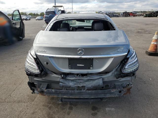 55SWF4KB3FU028415 - 2015 MERCEDES-BENZ C 300 4MATIC SILVER photo 6