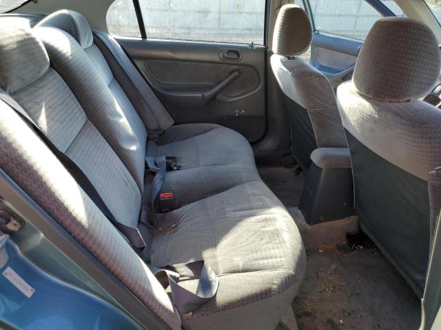 2HGEJ6611YH554436 - 2000 HONDA CIVIC BASE ტალღისფერი ფოტო 10