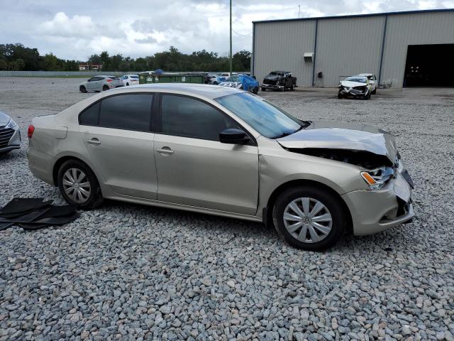 3VW1K7AJ6DM276679 - 2013 VOLKSWAGEN JETTA BASE GOLD photo 4