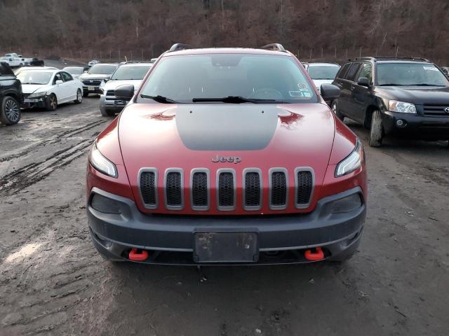 1C4PJMBS3EW173355 - 2014 JEEP CHEROKEE TRAILHAWK RED photo 5