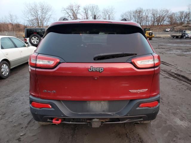 1C4PJMBS3EW173355 - 2014 JEEP CHEROKEE TRAILHAWK RED photo 6