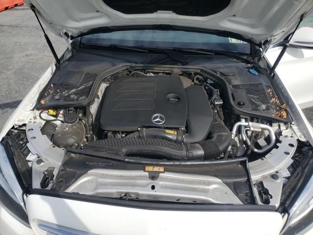 55SWF8EB0KU291085 - 2019 MERCEDES-BENZ C 300 4MATIC WHITE photo 11