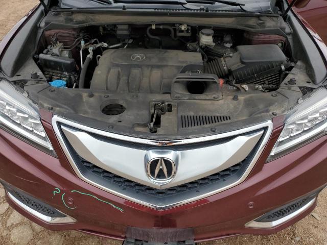 5J8TB4H70HL034810 - 2017 ACURA RDX ADVANCE BURGUNDY photo 12