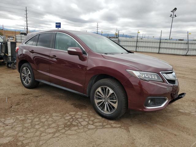5J8TB4H70HL034810 - 2017 ACURA RDX ADVANCE BURGUNDY photo 4