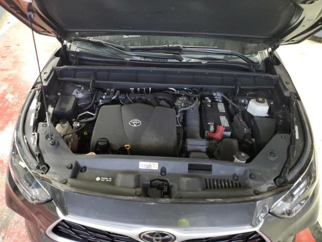 5TDGZRBH3MS123029 - 2021 TOYOTA HIGHLANDER XLE 灰色 照片 12