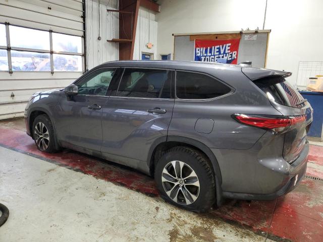 5TDGZRBH3MS123029 - 2021 TOYOTA HIGHLANDER XLE 灰色 照片 2