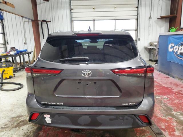 5TDGZRBH3MS123029 - 2021 TOYOTA HIGHLANDER XLE 灰色 照片 6