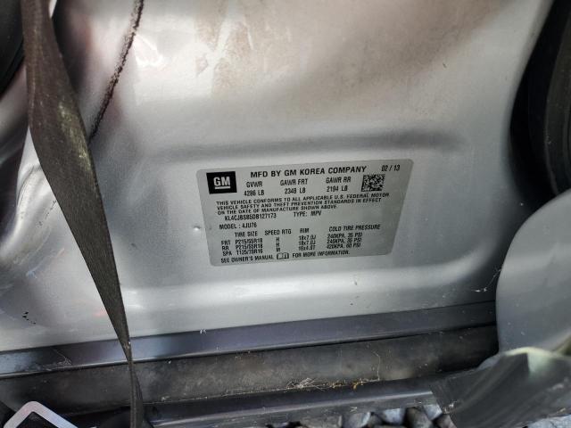 KL4CJBSB5DB127173 - 2013 BUICK ENCORE CONVENIENCE 银色 照片 12