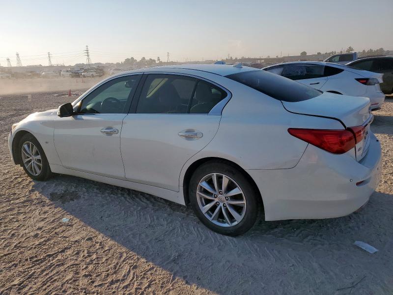JN1BV7AR0FM401018 - 2015 INFINITI Q50 BASE თეთრი ფოტო 2