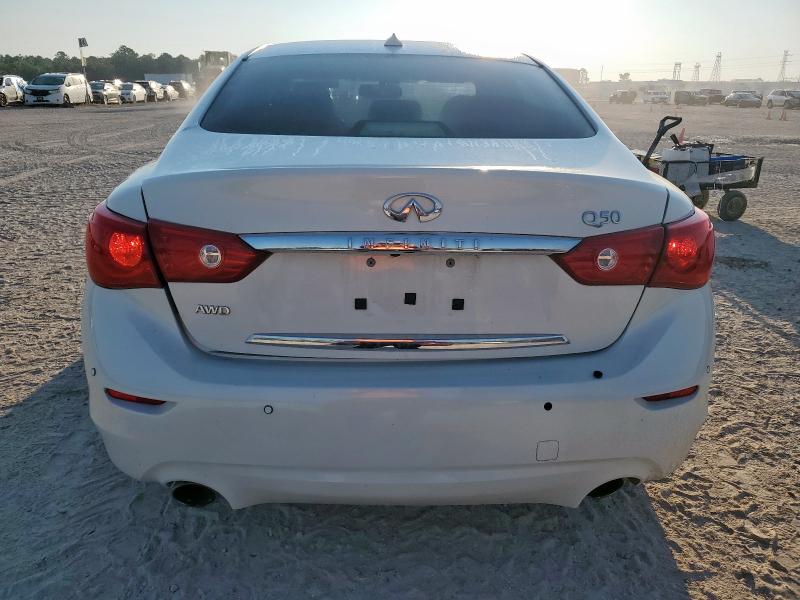 JN1BV7AR0FM401018 - 2015 INFINITI Q50 BASE თეთრი ფოტო 6