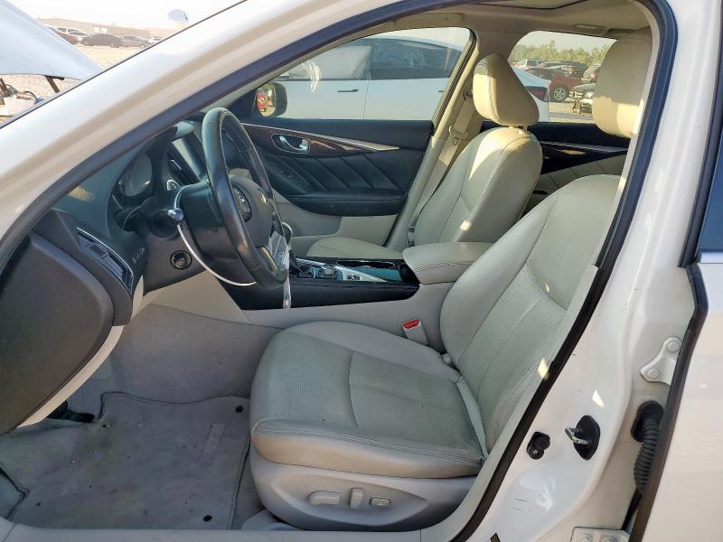 JN1BV7AR0FM401018 - 2015 INFINITI Q50 BASE თეთრი ფოტო 7