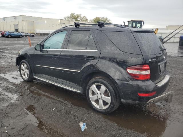 4JGBB8GB0AA615261 - 2010 MERCEDES-BENZ ML 350 4MATIC BLACK photo 2
