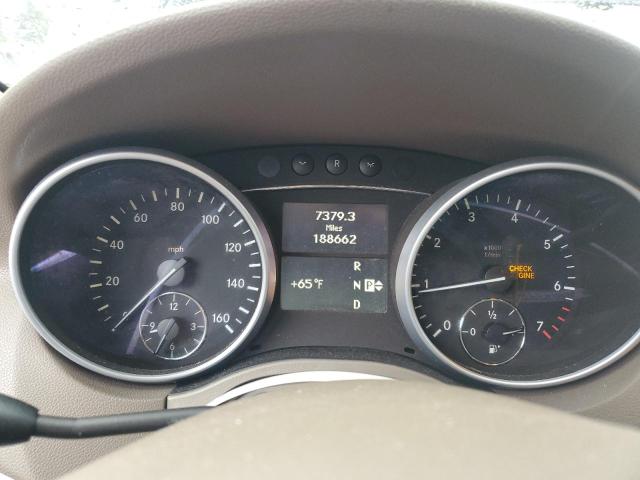 4JGBB8GB0AA615261 - 2010 MERCEDES-BENZ ML 350 4MATIC BLACK photo 9