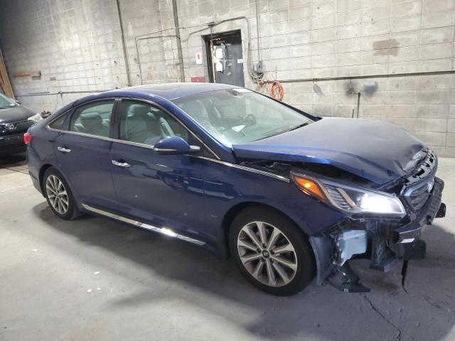 5NPE34AF1HH559403 - 2017 HYUNDAI SONATA SPORT 蓝色 照片 4