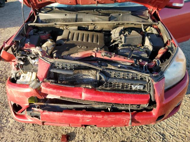 JTMRK4DV3A5085032 - 2010 TOYOTA RAV4 SPORT RED photo 12