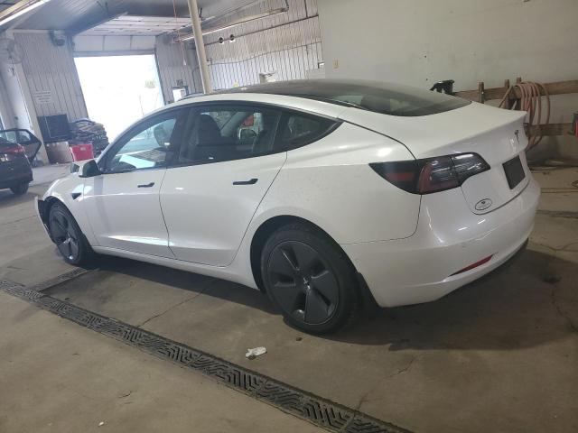 5YJ3E1EB3MF979924 - 2021 TESLA MODEL 3 WHITE photo 2