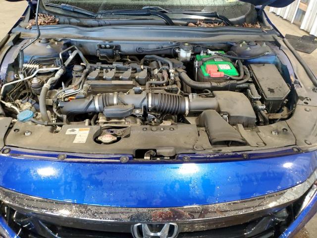 1HGCV1F34KA094081 - 2019 HONDA ACCORD SPORT ლურჯი ფოტო 11