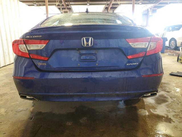 1HGCV1F34KA094081 - 2019 HONDA ACCORD SPORT ლურჯი ფოტო 6
