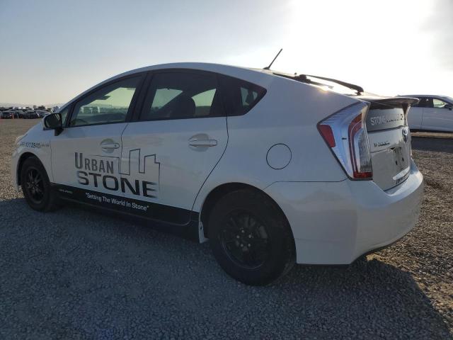 JTDKN3DU8F0418615 - 2015 TOYOTA PRIUS WHITE photo 2