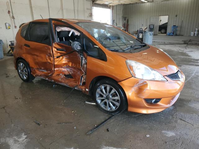 JHMGE8H5XBC012171 - 2011 HONDA FIT SPORT ORANGE photo 4