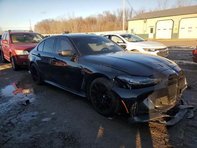 WBS43AY00RFT03463 - 2024 BMW M3 COMPETITION შავი ფოტო 4
