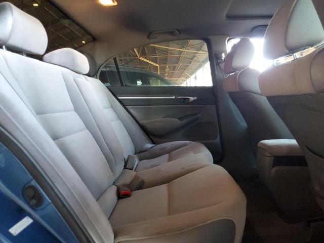 1HGFA16886L013243 - 2006 HONDA CIVIC EX BLUE photo 10