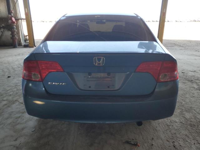 1HGFA16886L013243 - 2006 HONDA CIVIC EX BLUE photo 6