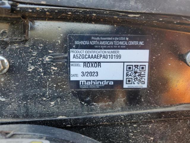 A5ZGCAAAEPA010199 - 2023 MAHINDRA AND MAHINDRA ROXOR Черный фото 13