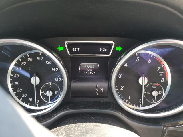 4JGDF6EE9FA445827 - 2015 MERCEDES-BENZ GL 450 4MATIC WHITE photo 9