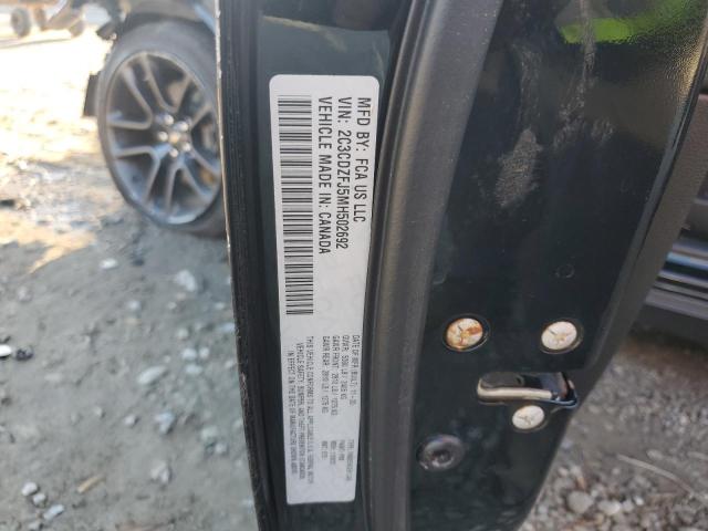 2C3CDZFJ5MH502692 - 2021 DODGE CHALLENGER R/T SCAT PACK BLACK photo 12