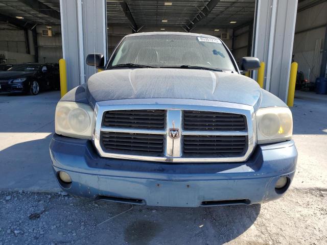 1D7HW48N05S178047 - 2005 DODGE DAKOTA QUAD SLT Niebieski zdjęcie 5