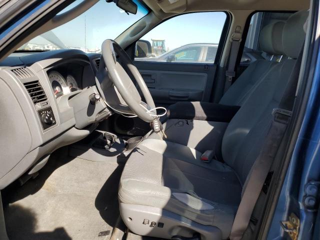 1D7HW48N05S178047 - 2005 DODGE DAKOTA QUAD SLT Niebieski zdjęcie 7