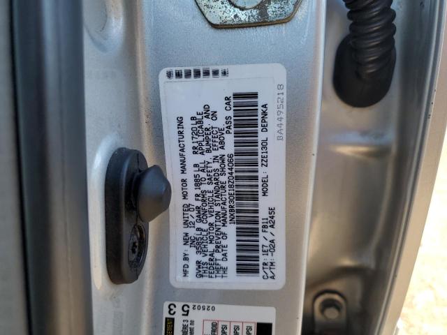 1NXBR30E18Z044066 - 2008 TOYOTA COROLLA CE SILVER photo 12