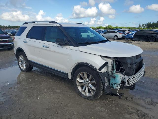 1FM5K7D80FGB37279 - 2015 FORD EXPLORER XLT თეთრი ფოტო 4