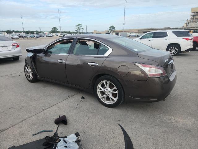 1N4AA5AP3EC476068 - 2014 NISSAN MAXIMA S BROWN photo 2