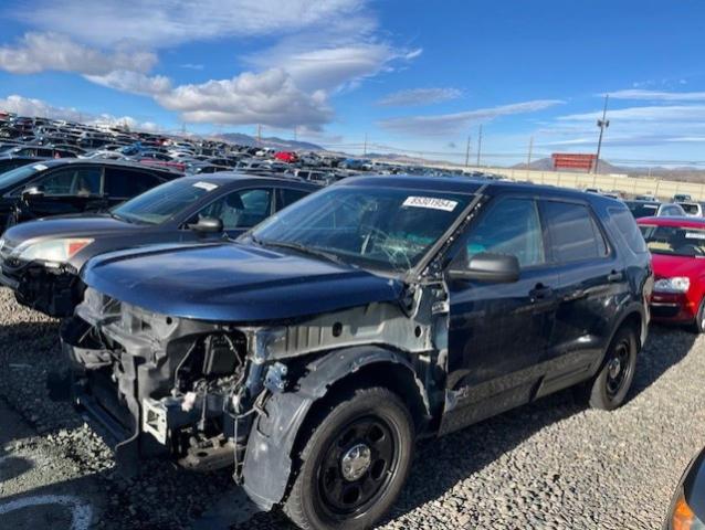 1FM5K8ARXHGC57824 - 2017 FORD EXPLORER POLICE INTERCEPTOR 蓝色 照片 4