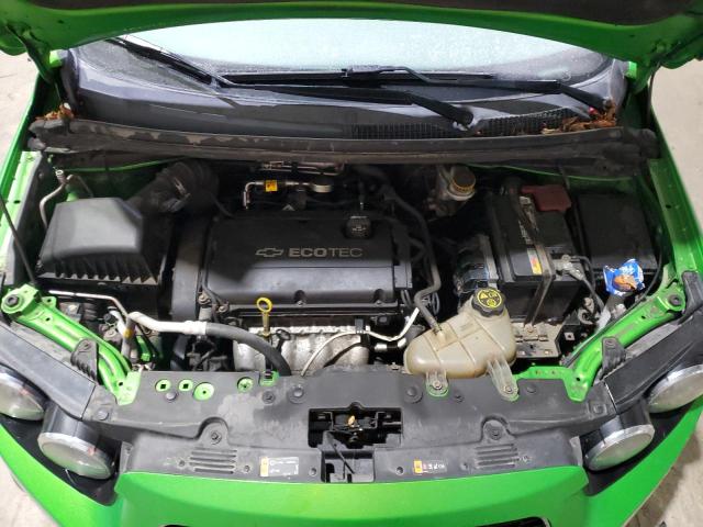 1G1JD6SH1F4210079 - 2015 CHEVROLET SONIC LT 绿色 照片 11