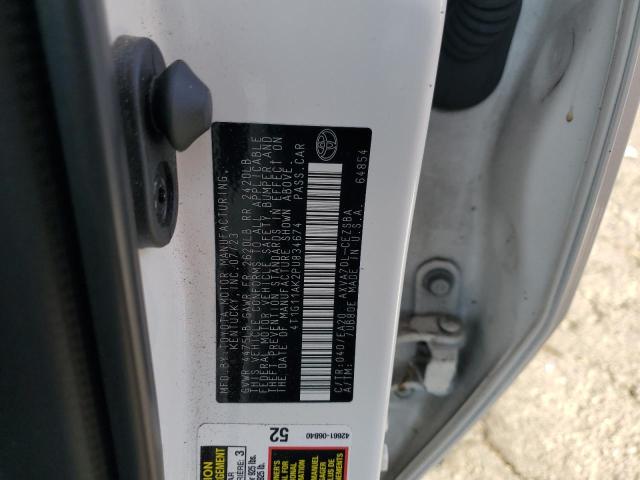 4T1G11AK2PU834674 - 2023 TOYOTA CAMRY SE NIGHT SHADE WHITE photo 12