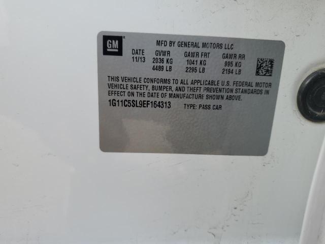 1G11C5SL9EF164313 - 2014 CHEVROLET MALIBU 1LT 白色 照片 12