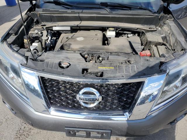 5N1AR2MM3FC715473 - 2015 NISSAN PATHFINDER S GRAY photo 12