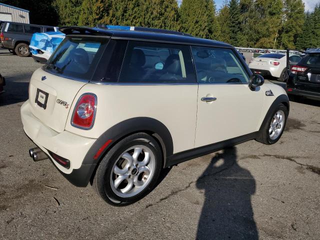 WMWSV3C55DT390937 - 2013 MINI COOPER S CREAM photo 3