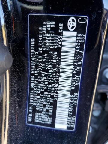 5YFS4MCE9PP152077 - 2023 TOYOTA COROLLA SE Siyah fotoğraf 12