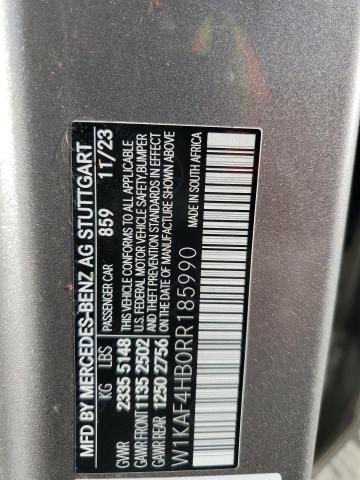 W1KAF4HB0RR185990 - 2024 MERCEDES-BENZ C 300 4MATIC BEIGE photo 12