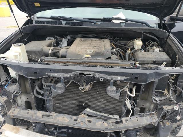 5TFUW5F17BX166801 - 2011 TOYOTA TUNDRA DOUBLE CAB SR5 BLACK photo 11