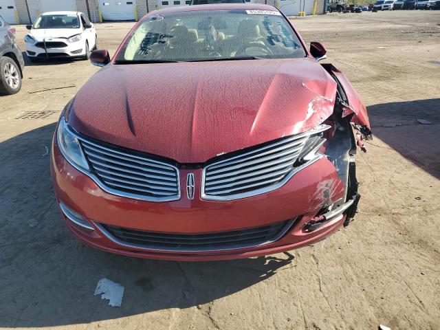 3LN6L2LU5FR603039 - 2015 LINCOLN MKZ HYBRID 红色 照片 5