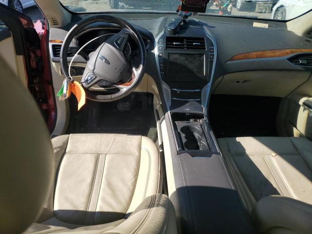 3LN6L2LU5FR603039 - 2015 LINCOLN MKZ HYBRID 红色 照片 8