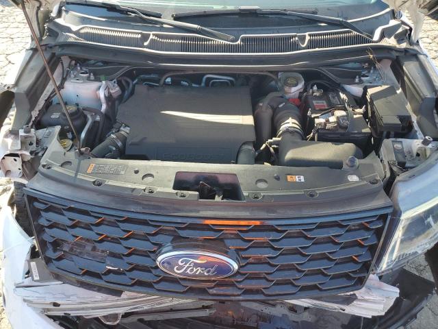 1FM5K8GT3JGC00387 - 2018 FORD EXPLORER SPORT Beyaz fotoğraf 12